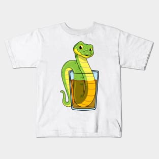 Snake with Juice Kids T-Shirt